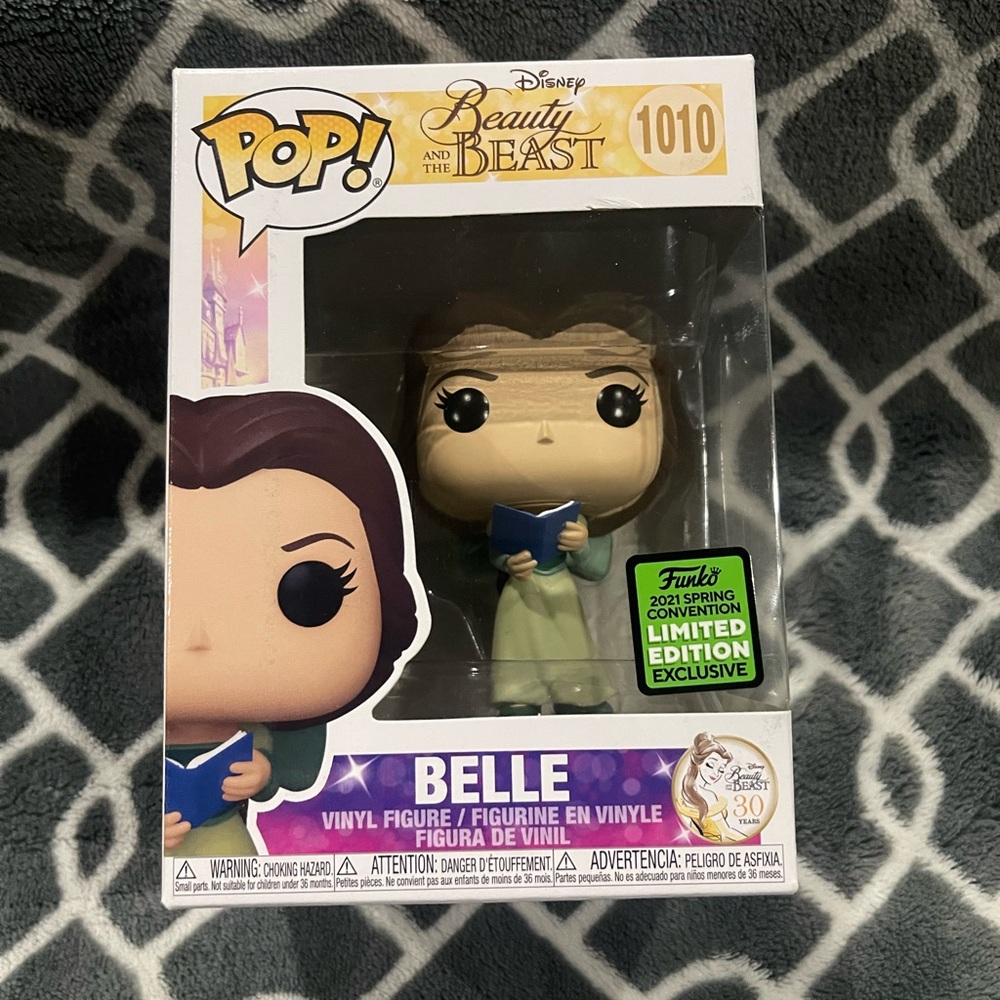 Funko Pop! Belle #1010 Disney Beauty and the Beast ! 2021 Spring Con! VAULTED !